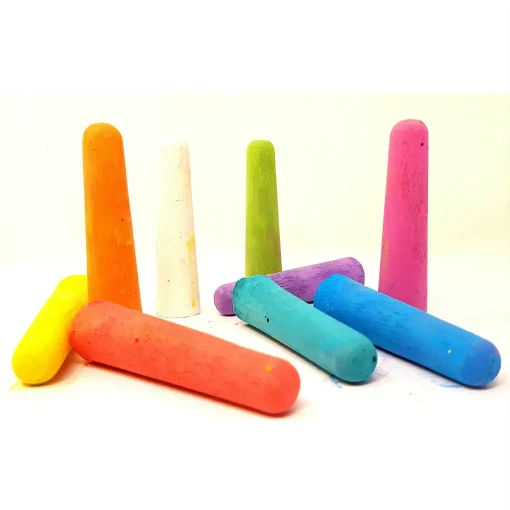 Colorearte Tizas Gigantes Colores Fuertes x 9
