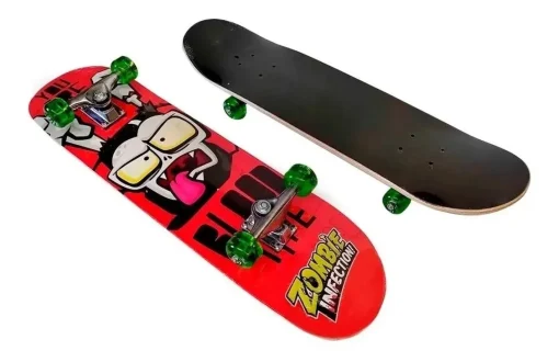 Skate Niño Adolescente Zombie Infection Madera