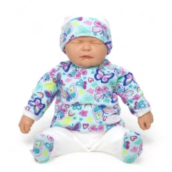 Le Bebot Bruno con ranita, gorro y ojos cerrados LB-305