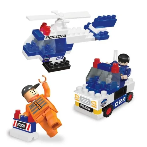 Blocky Super Policias Persecusion 70 Piezas - Imagen 2