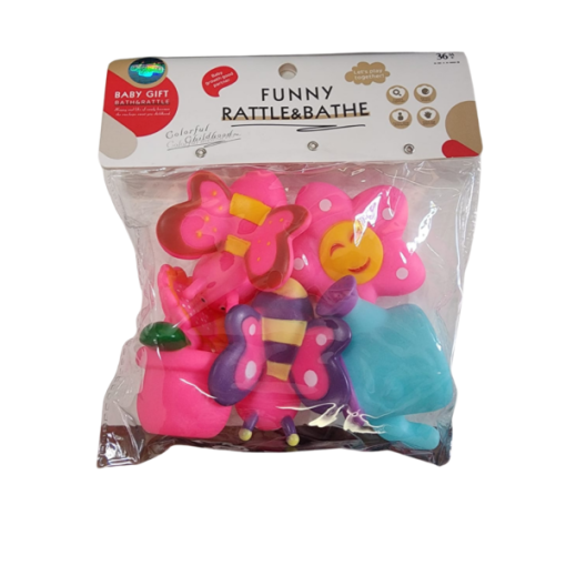 Juego de chirriadores BLS 87-32 Funny Rattle & Bathe 5 uds
