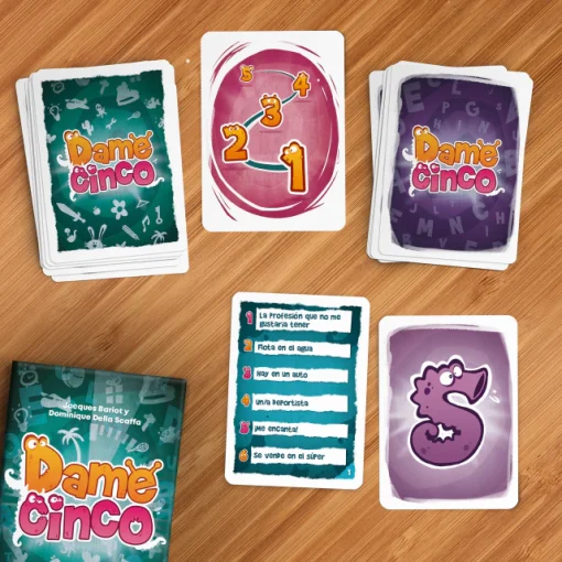 Juego De Cartas Dame Cinco - Buro - Imagen 2
