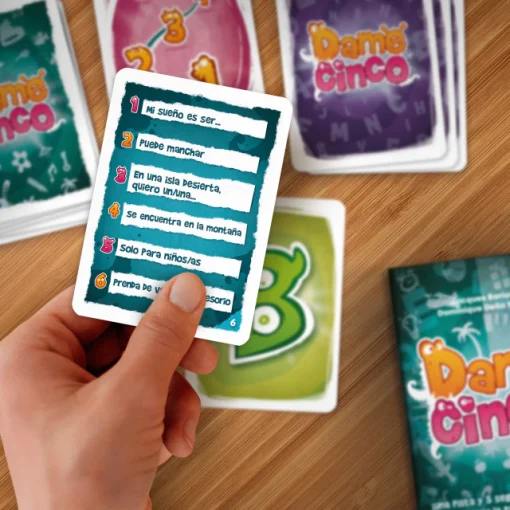 Juego De Cartas Dame Cinco - Buro - Imagen 3