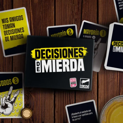 Juego De Cartas Decisiones De Mierda - Buro - Imagen 2
