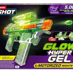 X-Shot Pistola Glow Hyper Gel Motorized Nightstrike