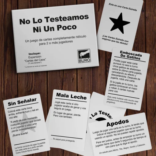 Juego De Cartas No Lo Testeamos Ni Un Poco - Buró - Imagen 2