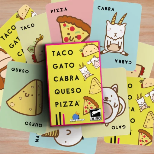 Juego Cartas Taco Gato Cabra Queso Pizza - Buro - Imagen 2