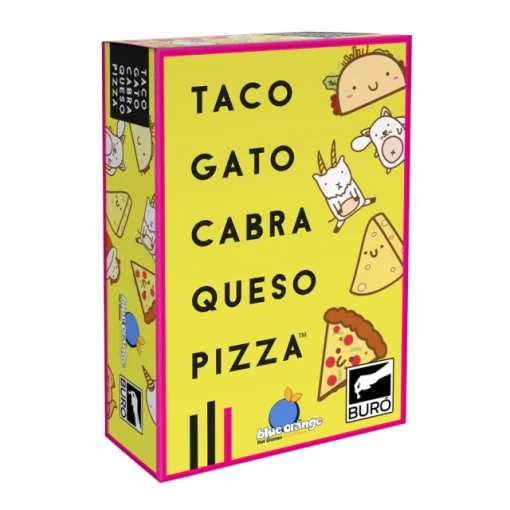 Juego Cartas Taco Gato Cabra Queso Pizza - Buro
