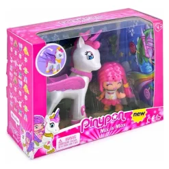 Pinypon Set Unicornio Alado Muñeca Niña Accesorios