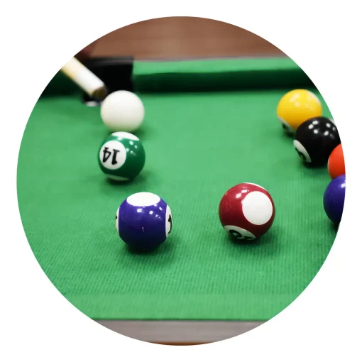 Juego De Pool Mini Portatil Con Bolas + Triangulo + Palos - Imagen 6