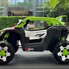 Auto Utv A Bateria 6 Volt Control Remoto, Luces, Musica Verde