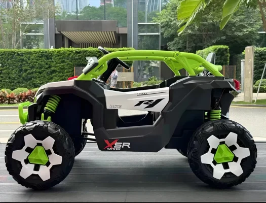 Auto Utv A Bateria 6 Volt Control Remoto, Luces, Musica Verde