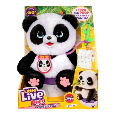 Little Live Pets Baby Panda Interactivo 30cm