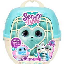 Scruff A Luvs Pets Peluche Tierno Sorpresa C/acc Color Celeste